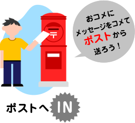 ポストへIN